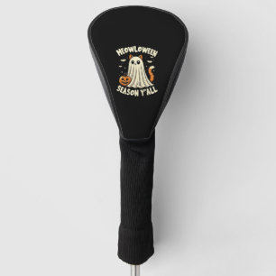 Couvre-club De Golf Meowween Saison Y'all Drôle Retro Cat Ghost Hal
