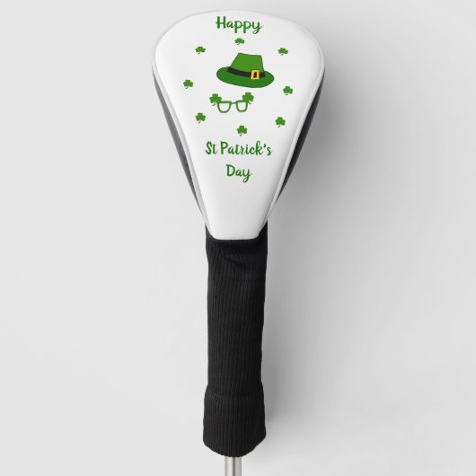 Couvre-club De Golf Mini Mignonne Bonne St Patrick Joyeuse Journée (Devant)