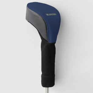 Couvre-club De Golf Minimaliste Classique Professionnel Nom de Couleur