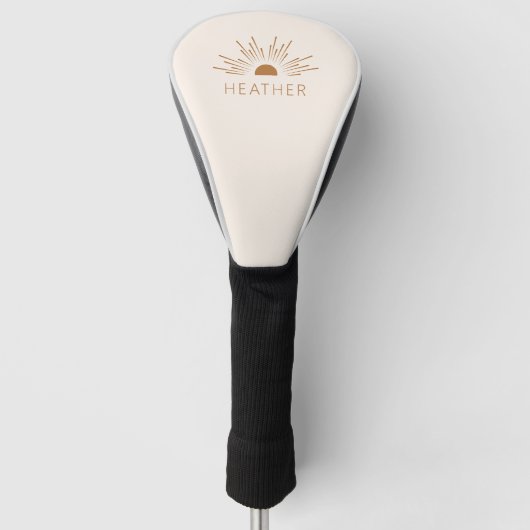 Couvre-club De Golf Minimaliste Moderne (Devant)