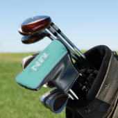Couvre-club De Golf MN 10K Lacs Splash Turquoise Golf Head Cover (In Situ)