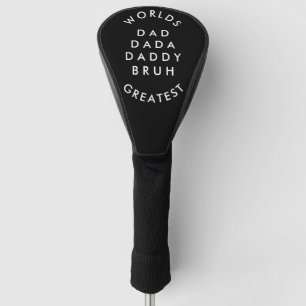 COUVRE-CLUB DE GOLF MODÈLE AUDIT "WORLDS GREATEST" PÈRE