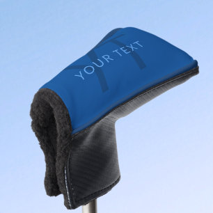 Couvre-club De Golf Modèle de texte modifiable pour nom monogrammé, et