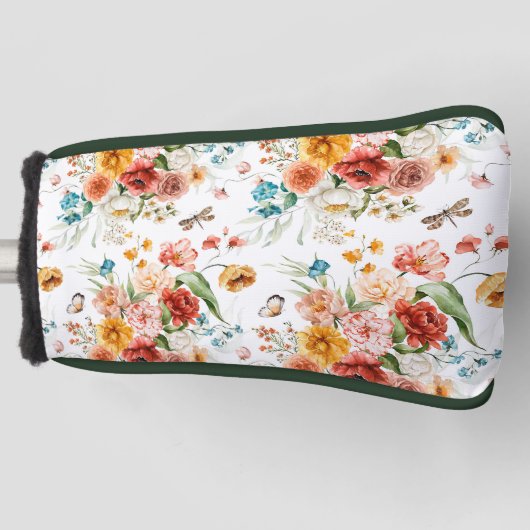 Couvre-club De Golf Modèle floral du jardin (Devant)