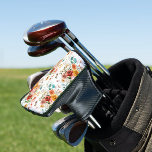 Couvre-club De Golf Modèle floral du jardin