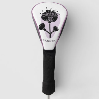 Couvre-club De Golf Modern Artistic Personalized Floral 