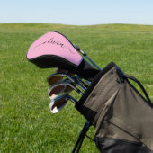 Couvre-club De Golf Modern Monogram Golf Head Cover (In Situ)