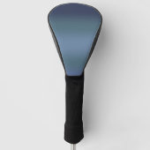 Couvre-club De Golf Moderne bleu marine couleur dégradé (Devant)