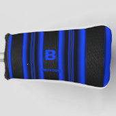 Couvre-club De Golf Modifier le nom initial Ajouter le nom bleu sur le (Devant)