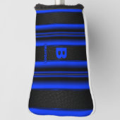 Couvre-club De Golf Modifier le nom initial Ajouter le nom bleu sur le (Tourné à 90°)