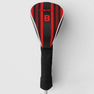 Couvre-club De Golf Modifier le nom initial Ajouter le nom rouge sur l