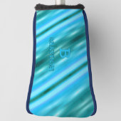 Couvre-club De Golf Modifier le nom initial Ajouter le nom Soft Blue A (Tourné à 90°)