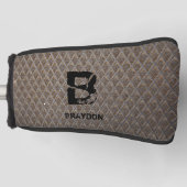 Couvre-club De Golf Modifier le nom initial, Ajouter (supprimer), Plaq (Devant)