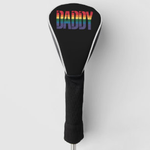 Couvre-club De Golf Mois Gay pride papa Fête des pères LGBTQ Arc-en-ci