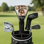 Couvre-club De Golf Mom Established Date Bold Script Modern 3 Photo
