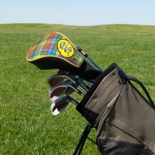 Couvre-club De Golf Mon Autre Boule Est Un Plaid De Pickleball De Golf