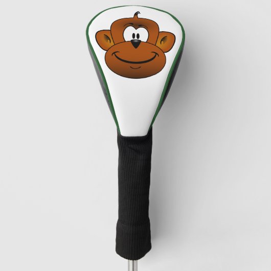 COUVRE-CLUB DE GOLF MONKEY FUNNY GOLF DRIVER COVER (Devant)