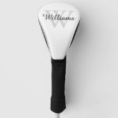 Couvre-club De Golf Monogram Initial and Name Personalized (Devant)