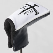 Couvre-club De Golf Monogramme à trois clous (Devant 3/4)
