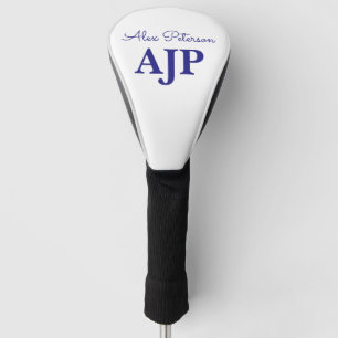 Couvre-club De Golf Monogrammé bleu