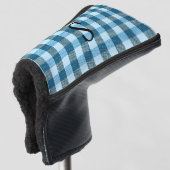 Couvre-club De Golf Monogramme bleu plaqué (Devant 3/4)
