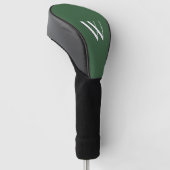 Couvre-club De Golf Monogramme de Hunter Green (Incliné)
