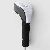 Couvre-club De Golf Monogramme Élégant (Incliné)