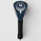 Couvre-club De Golf Monogramme féminin personnalisé (Devant)