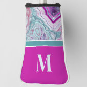 Couvre-club De Golf Monogramme Initial De Style Moderne  (Tourné à 90°)