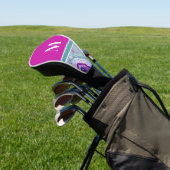 Couvre-club De Golf Monogramme Initial Moderne Tendance  (In Situ)