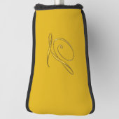 Couvre-club De Golf Monogramme L initial (Tourné à 90°)