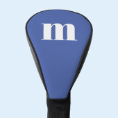 Couvre-club De Golf Monogramme moderne initial