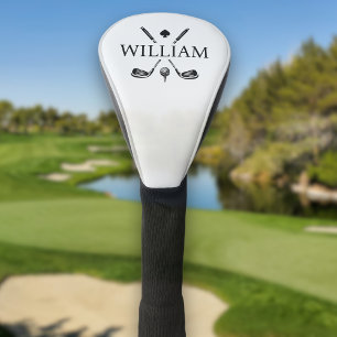 Couvre-club De Golf Monogramme Nom Golf Clubs Ace Choisissez votre c
