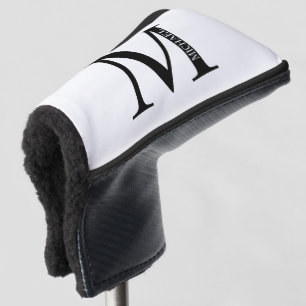 Couvre-club De Golf Monogramme personnalisé et nom couverture de tête 