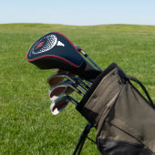 Couvre-club De Golf Monogramme Rouge Blanc & Bleu (In Situ)
