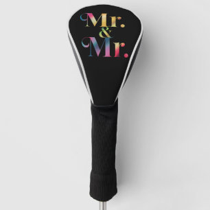 Couvre-club De Golf Monsieur & Monsieur Gay Enterrement de Vie de Garç