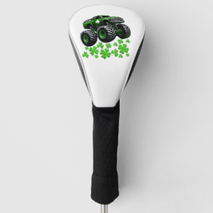 Couvre-club De Golf Monster Truck St Patricks Day Irlandais Chanceux