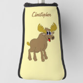 Couvre-club De Golf Moose Design (Tourné à 90°)