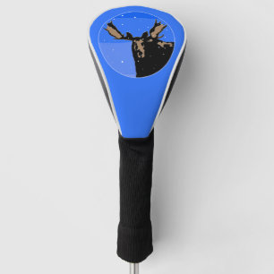 Couvre-club De Golf Moose en hiver - Art original de la faune