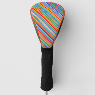 Couvre-club De Golf Motif à bandes multiples