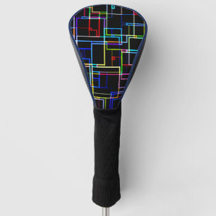Couvre-club De Golf MOTIF à bandes multiples cool