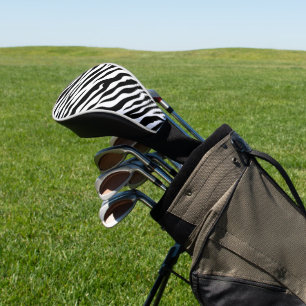 Couvre-club De Golf Motif à rayures de zèbre