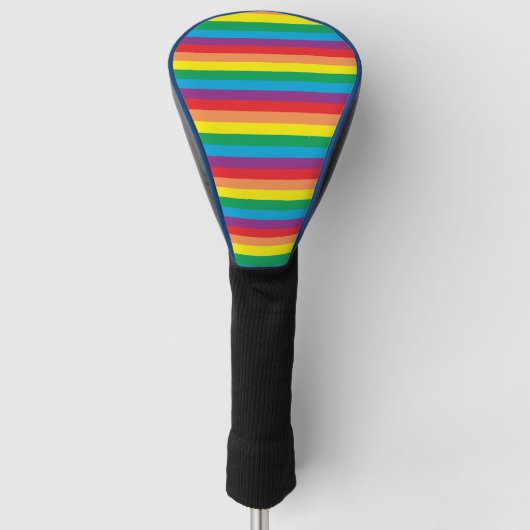 Couvre-club De Golf Motif arc-en-ciel simple (Devant)