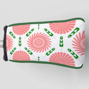 Couvre-club De Golf motif aux fleurs roses
