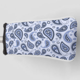 Couvre-club De Golf Motif Blue Paisley