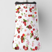 Couvre-club De Golf Motif Cerise 1 (Tourné à 90°)