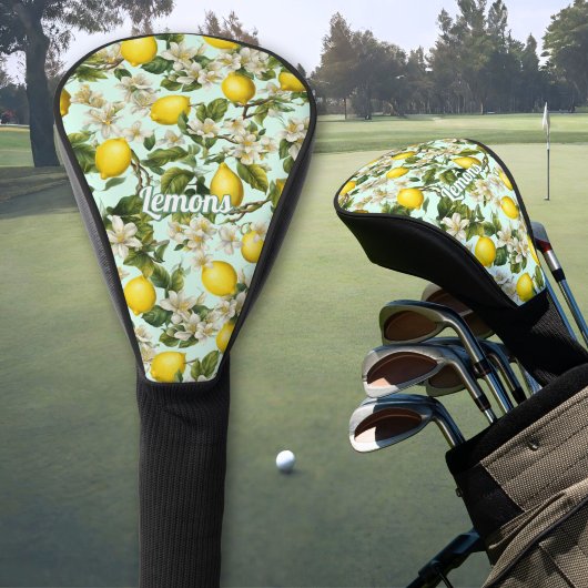 Couvre-club De Golf Motif Citrons