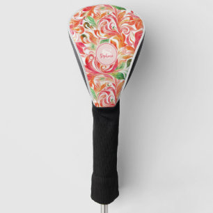 Couvre-club De Golf Motif couleur Paisley d'inspiration vintage (5)