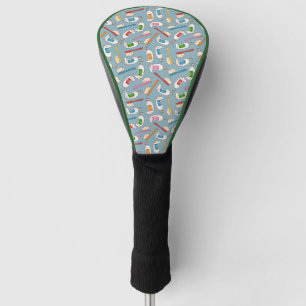 Couvre-club De Golf Motif de brosse à dents et de pâte dentifrice