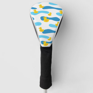 Couvre-club De Golf Motif de canard en caoutchouc jaune